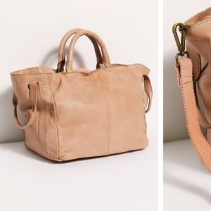 Free People Leslie Leather Tote